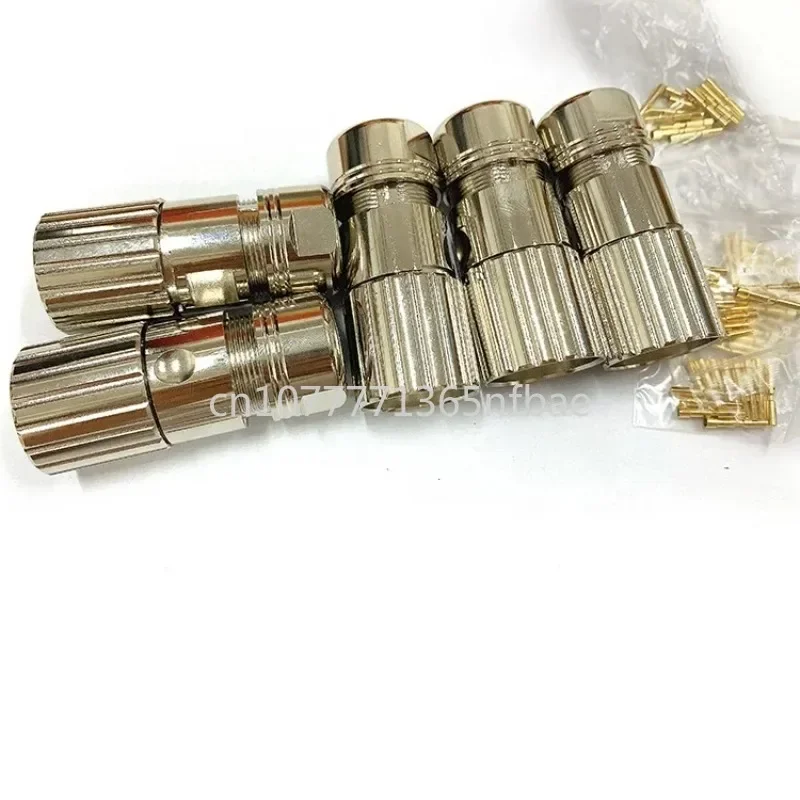 12-Pin E-Type Uncoded 12 Prf 12 Pins Round Female Connector Suspension Side M23 Connector High Voltage Connector M623-12A