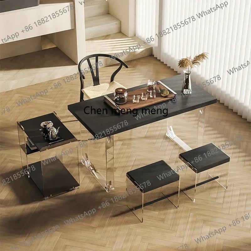 Hot sales Beauty Designer Dining Table Luxury Modern Italian Hotel Lobby Dining Table Organizer Serving Wood Mesas De Jantar Fur