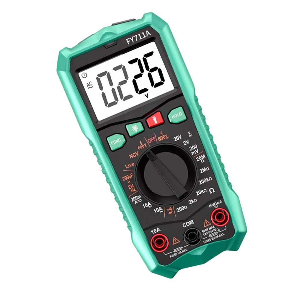 True RMS Meter Digital Multimeter For Safe Operation In Tough Conditions Multilingual Manual Included Automatic Power Off
