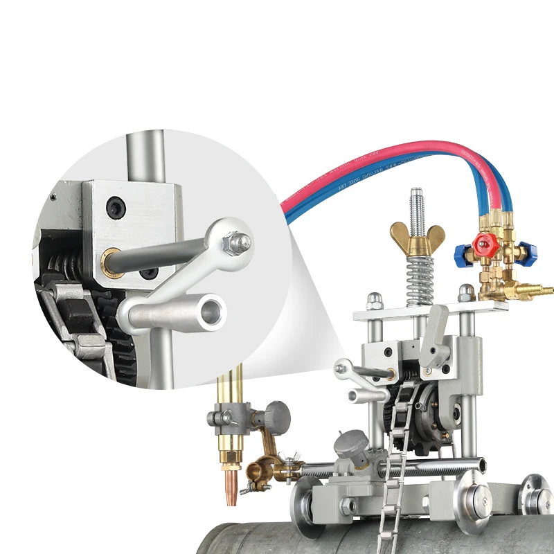 

CG2-11G (Y) Manual Hand Gas Pipe Cutting Cutter Machine Flame Cutting machine Gas cutting steel pipe diameter 100-600MM