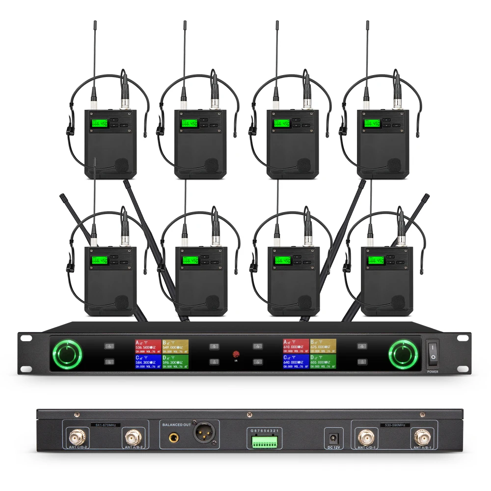 High Quality Wireless Handheld Microphone for Singing & Conference Meetings Cardioid Polar Pattern O