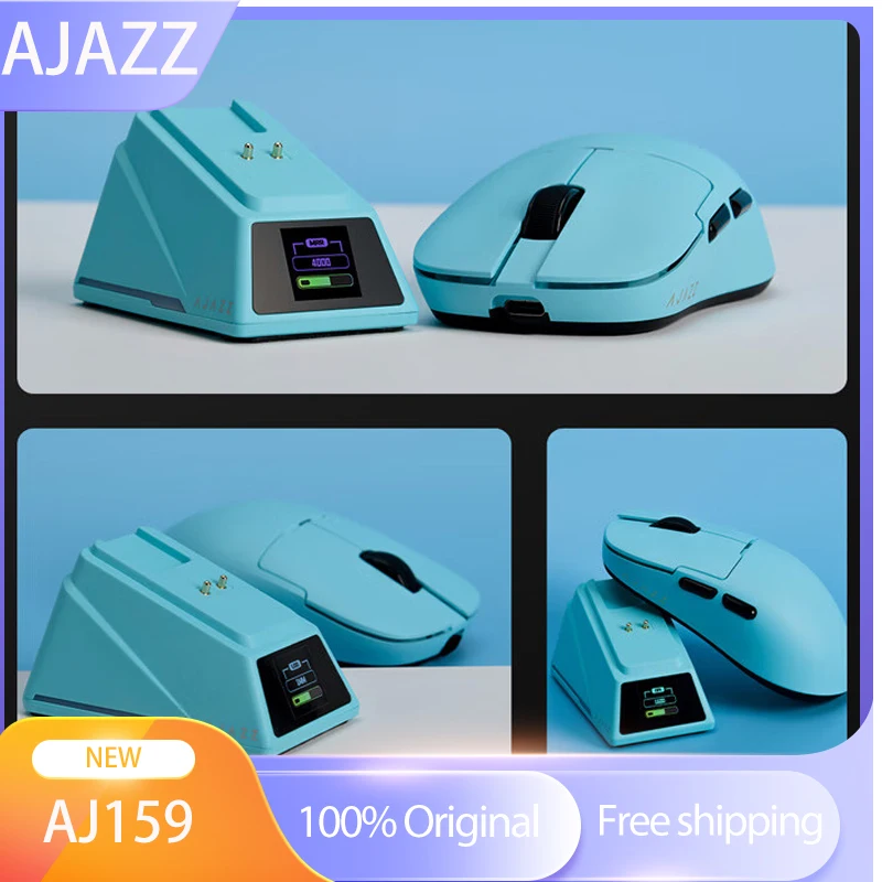 

AJAZZ AJ159 Apex Трехрежимная беспроводная игровая мышь AJ159 PRO Bluetooth PAW3950 PAW3395 Легкая 8K индивидуальная RGB мышь для ноутбука