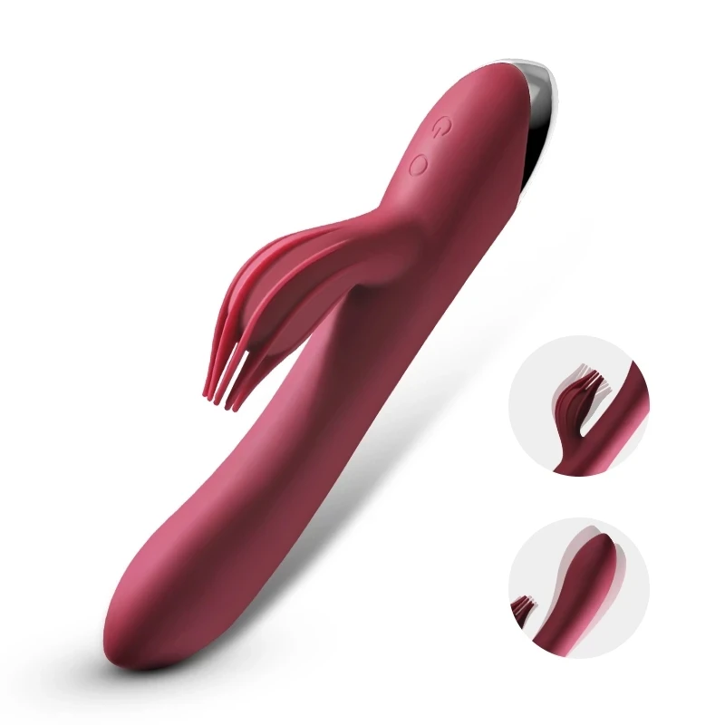 10 Speed G Pot Vibrator USB Rechargeable Powerful Dildo Rabbit Vibrator for Women Clitoris Stimulation Massage Adult Sex Toys