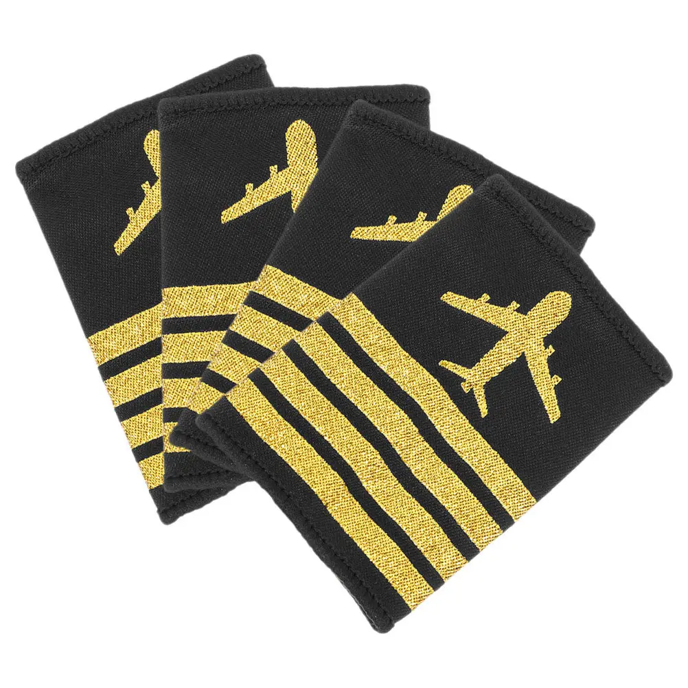 

2 пары авиационных погостов для пилотов, капитанов, бортпроводников, для косплея, сценических выступлений, как элемент униформы или значок