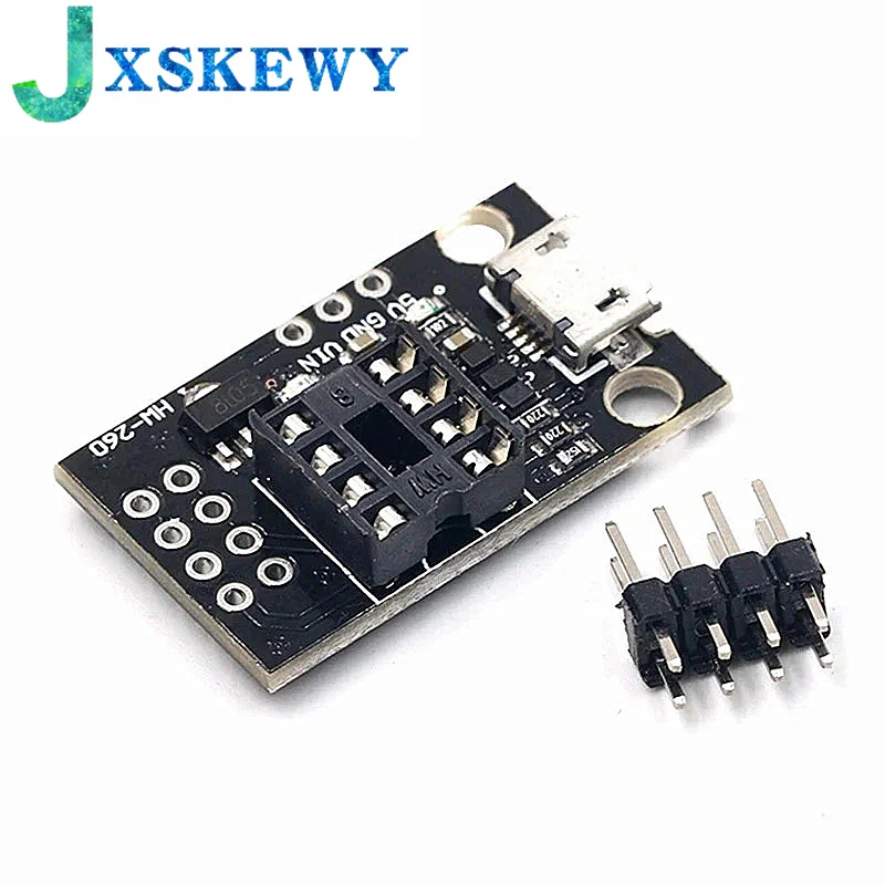 ATtiny13A / ATtiny25 / ATtiny45 / ATtiny85 Pluggable ATTINY Development Programming Bare Board