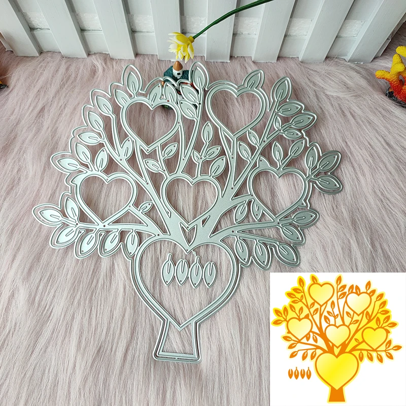 

New Family Tree Metal Cutting die mould scrapbook decoration embossed photo album decoration card making DIY handicrafts