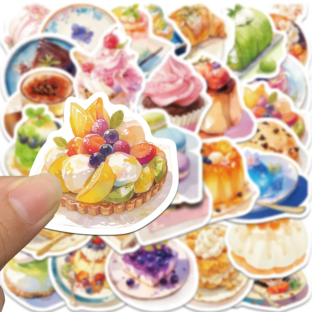 30 قطعة متجر الحلوى كعكة الخبز ملصق حزمة الشارات للهاتف المحمول الثلاجة خوذة الغيتار DIY بها بنفسك ملصقات الكرتون الجمالية #3