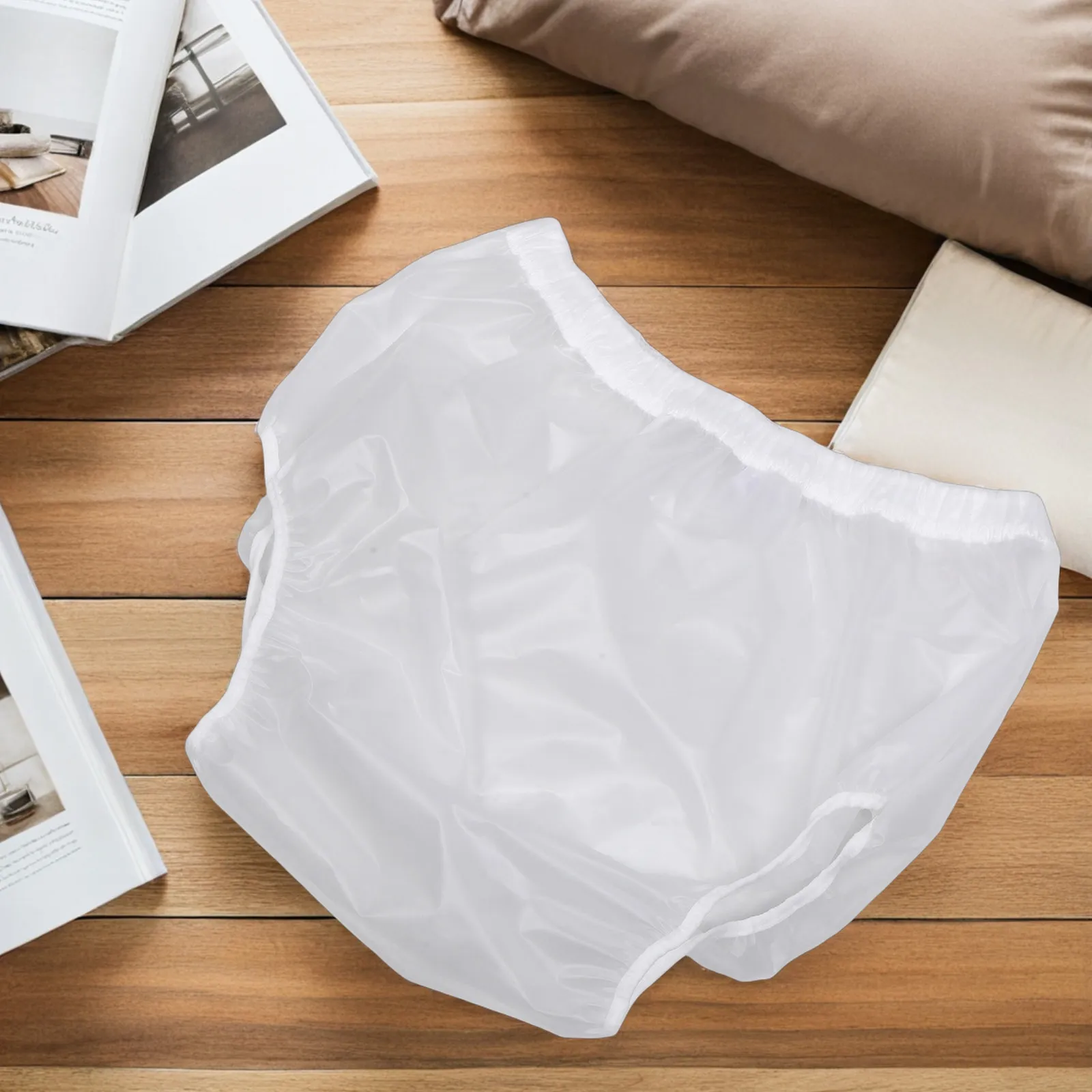 Unisex Adult Cloth Diaper Reusable Incontinence Pants Nappies Underwear Elastic Waistline Women Men Senior Elderly Disability