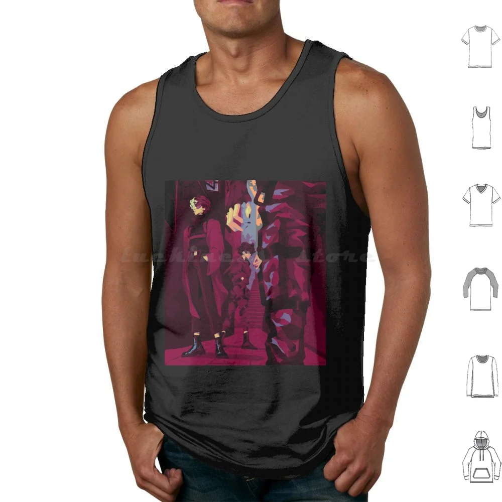 Techwear Trio camisetas sin mangas chaleco sin mangas Boku No Hero Academia Bnha Mha Deku Midoriya Izuku Todoroki Todoroki Shouto Bakugou