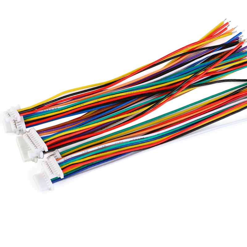 10PCS 1.0 1.25 1.5 2.0 2.54 SH/JST/ZH/PH/XH 1.0MM 1.25MM 1.5MM 2.0MM 2.54MM female plug connector with wire 2PIN /3/4/5/6/7/10P