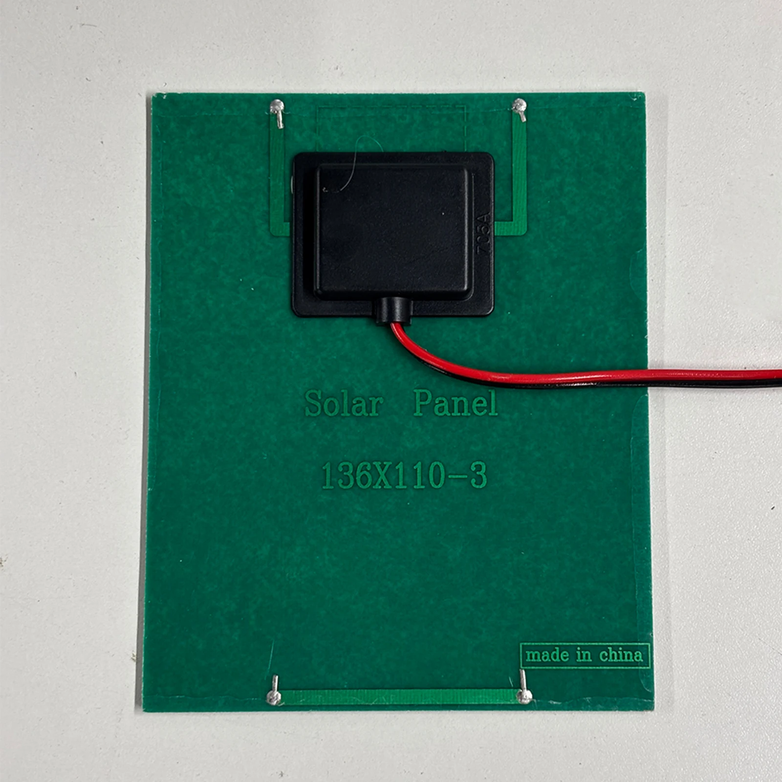 5W 12V Solar Panel Waterproof Solar Cell DIY Polysilicon Solar Epoxy Cell Charger for Outdoor Camping for 9-12V Battery Charging