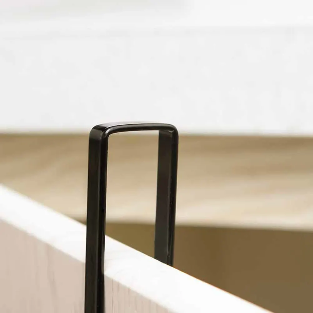 Double-Deck Wall Hanging Cutting Board Rack Iron Tough Kitchen Organizer Black Table Towel Holder Drip Tray Cutting Board Rack