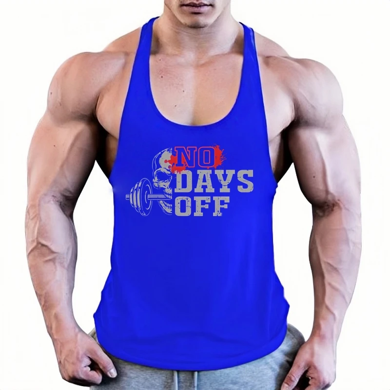 العضلات الرجال الصالة الرياضية تجريب القطن تانك الأعلى الرجال أكمام سترينجر سترة مركزية كمال الاجسام اللياقة البدنية التدريب أكتيفيوير #2