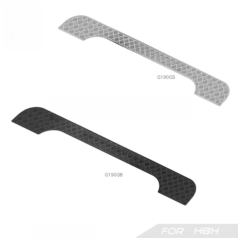 

Simulation Stainless Car Shell Rear Top Decorative Piece Accessories for 1/8 RC Crawler Car H8H Defender Traxxas Upgrade Parts