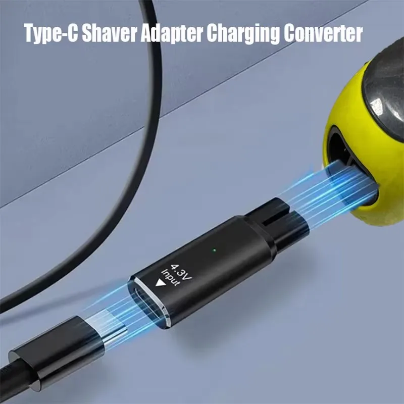 USB​ Type C PD to DC 4.3V Power Adapter Converter for Philips Shaver Razor Electric Hair Clipper Fast Charge Connector