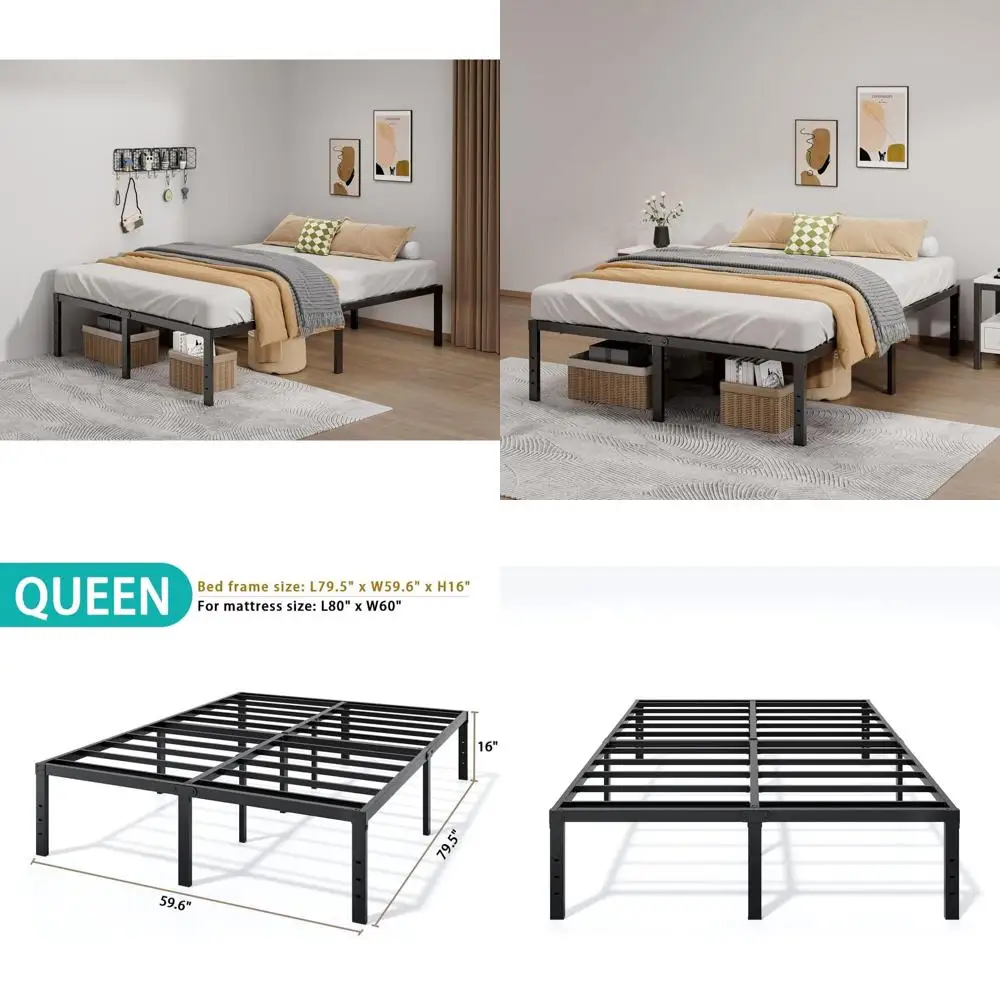 

Кровать-платформа Queen-size 16 - усиленная конструкция, без пружинного блока, простая сборка, бесшумная, прочная, с местом для хранения