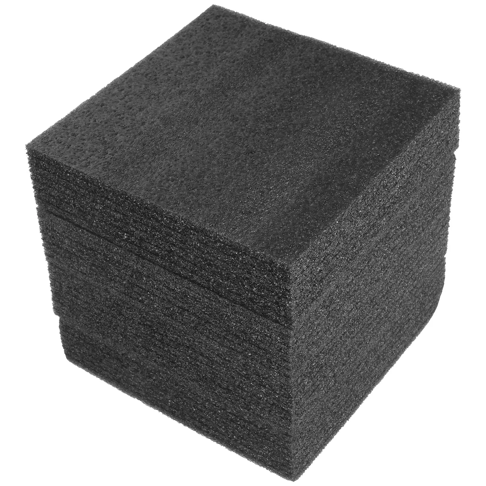 

4pcs Black Pearl Cotton Foam Pad 200x197x53mm Packing Liner Craft Supplies Shock Resistant Reinforcement