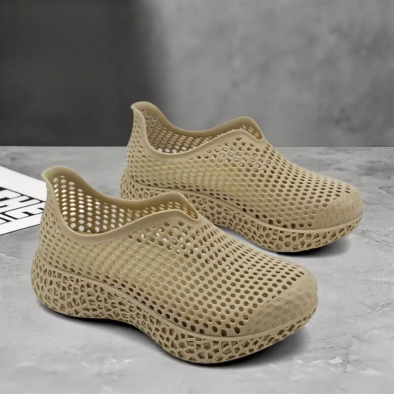 

Summer Breathable Beach Shoes for Teenagers Comfortable and Versatile Outdoor Running Shoe Hollow Out Ultra Light Hole Shoe