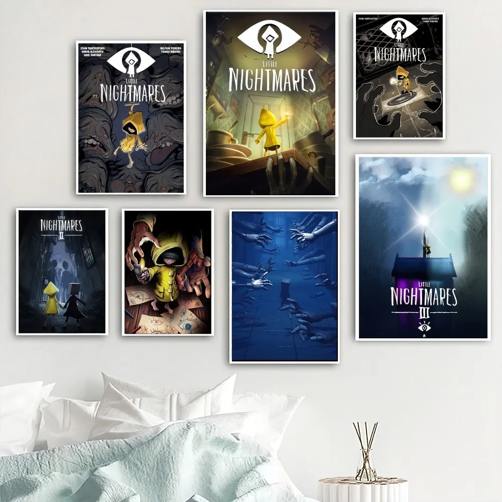 Little Nightmares Game Poster Wall Pictures For Living Room Fall Decor