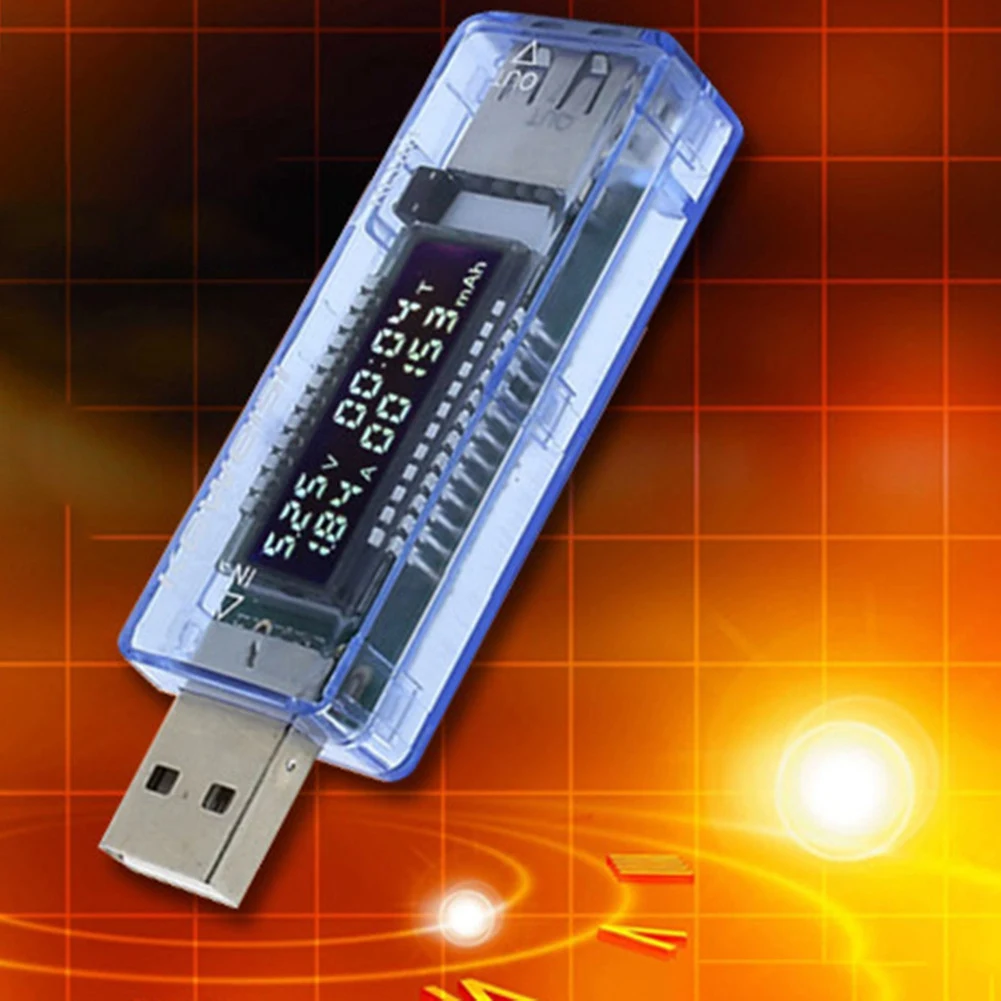 Usb Lader Tester Arts Spanning Stroom Meter Voltmeter Ampèremeter Batterij Capaciteit Tester Mobiele Vermogens Detector