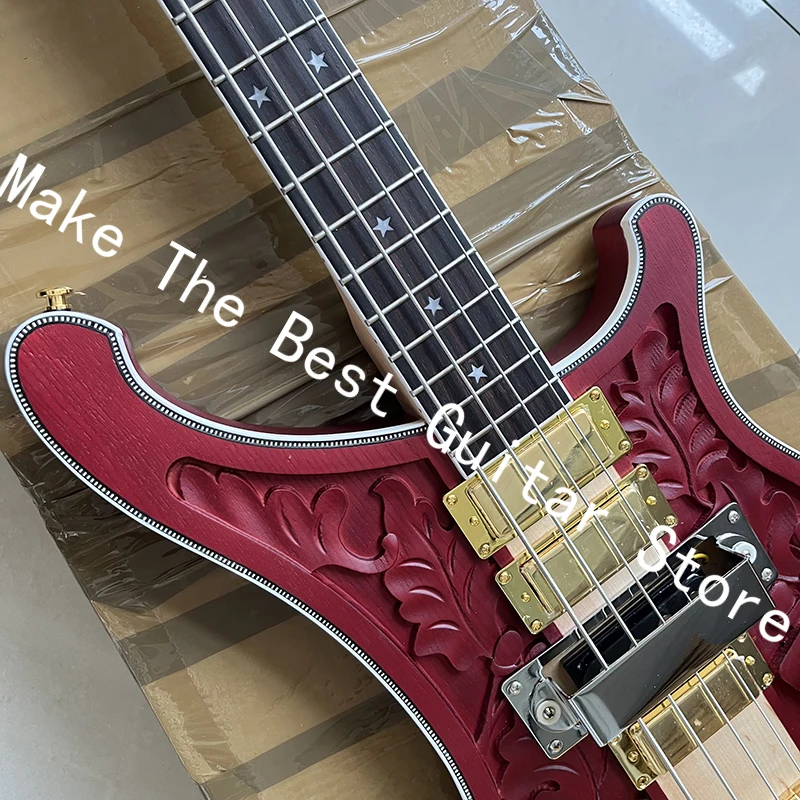 Classic electric bass, 4-string bass guitar, professional level, quality assurance, fast delivery.