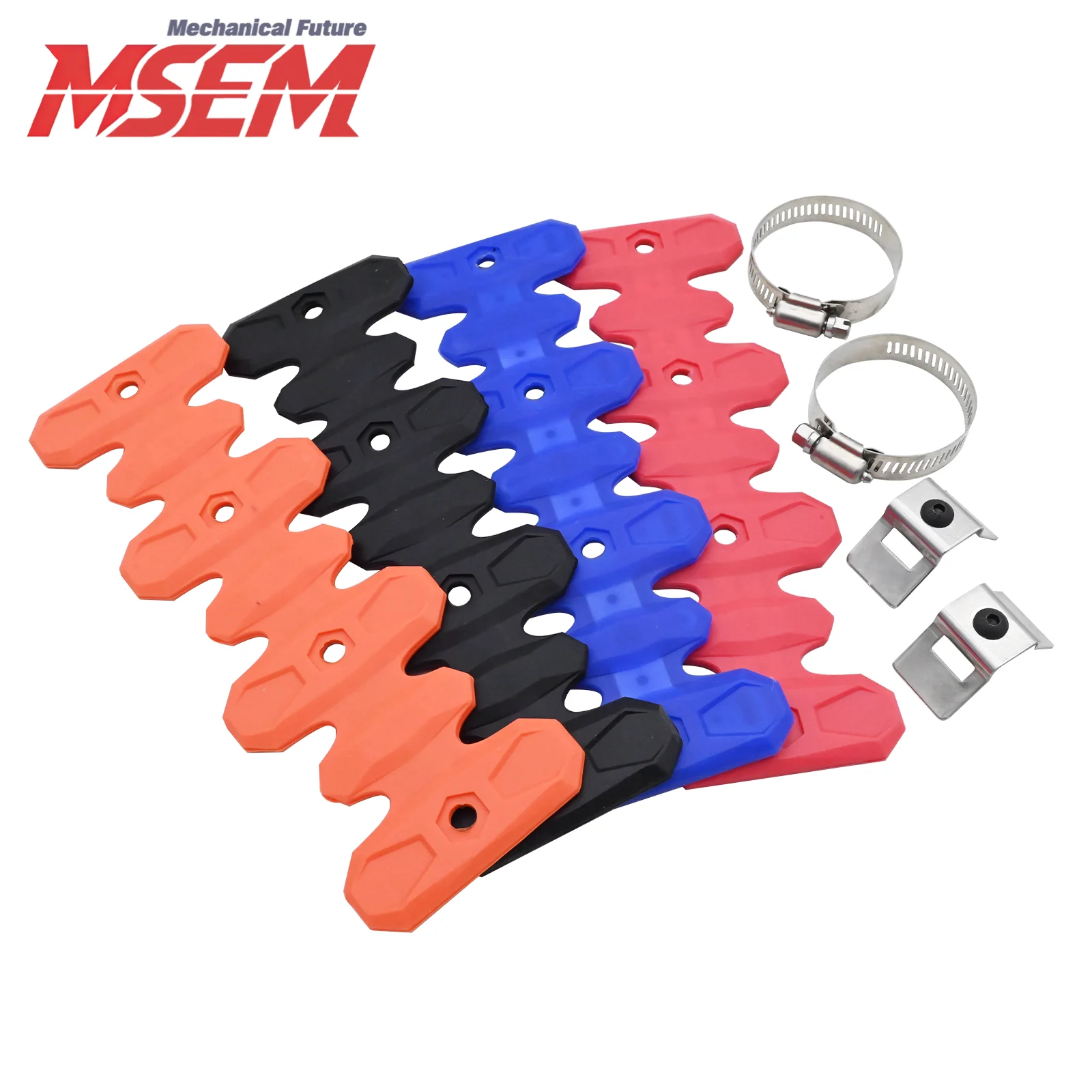 220mm 400mm Exhaust Head Pipe Muffler Heat Shield Cover Guard For Husqvarna FC FE KTM SXF EXCF SMR 250 350 450 500 Honda BETA RR