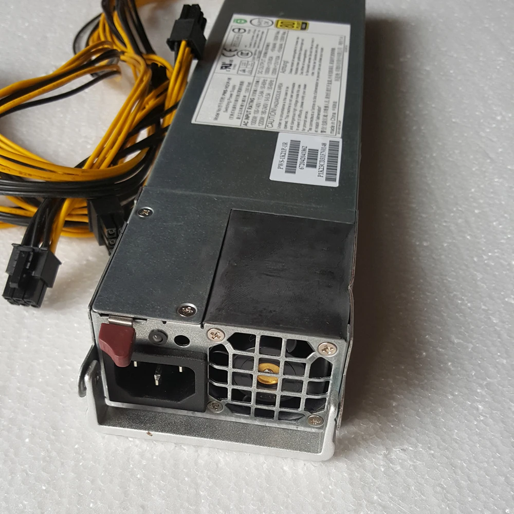 

For PWS-1K21P-1R PWS 1K21P 1R 1U Server Redundant Power Supply 1200W