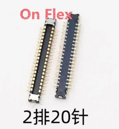 10pcs-50pcs For VIVO NEX Mobile phone tail socket motherboard cable connection buckle FPC connector On Board Flex 40 pins