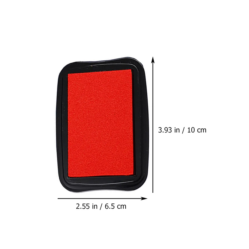 2 قطعة وسادة الحبر الأحمر خمر قسط البلاستيك الإسفنج قابل للغسل ل سجل القصاصات Diy بها بنفسك المطاط النسيج الخشب الحرفية المشاريع منصات الطوابع