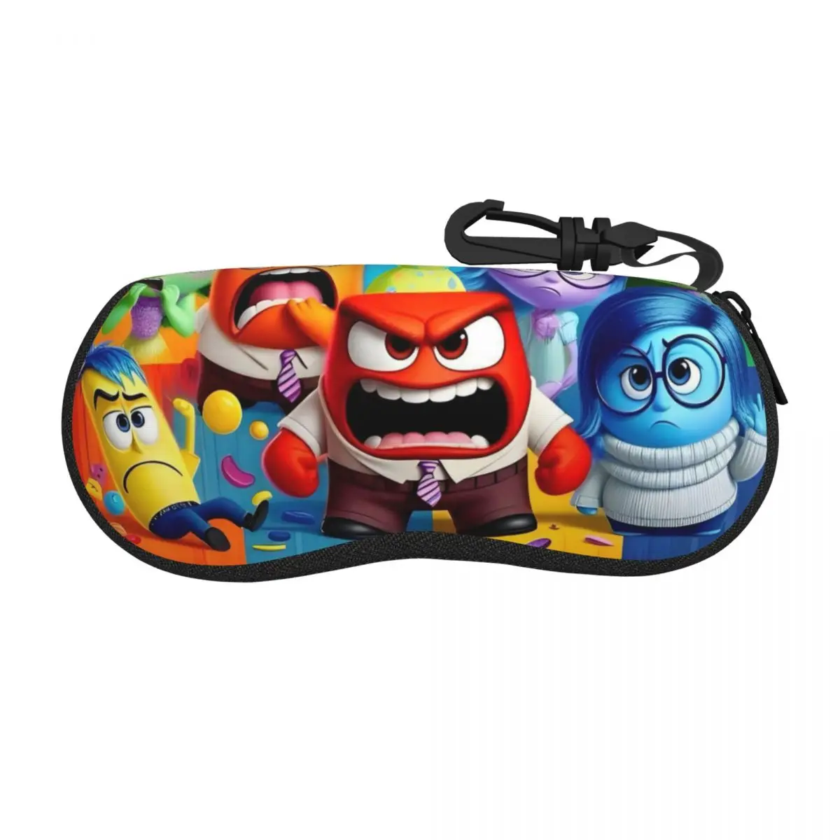 

Custom Film Inside Out Anime Eyeglass Glasses Case Men Women Soft Kawaii Cartoon Sunglasses Protective Box