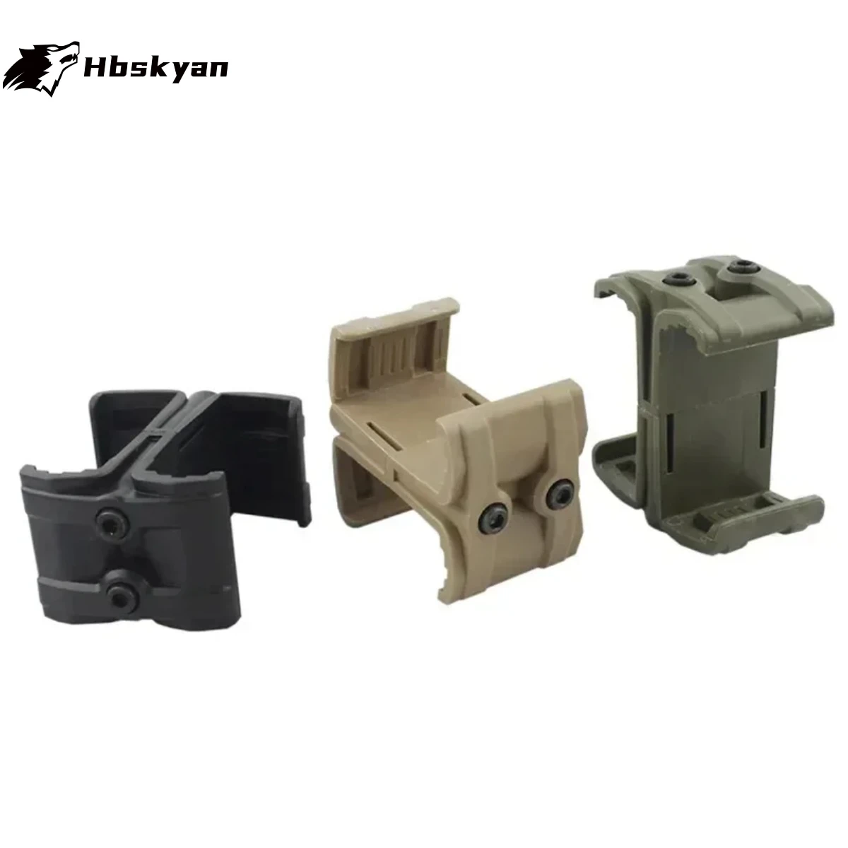 مقرنة مجلة تكتيكية عالمية مزدوجة متوازية - تناسب AK AR15 M4 Mag595 ملحقات حامل مشبك مسدس Airsoft