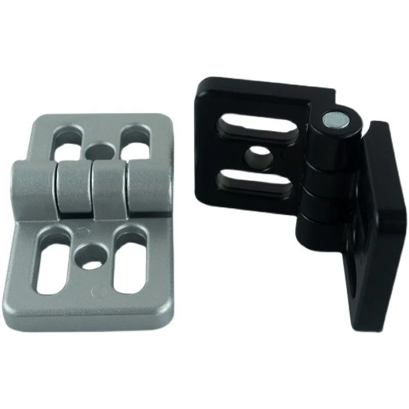 1PCS 4060 Million Four-Hole 45 Profile Aluminum Zinc Alloy Hinge Special Purpose Industrial Strength Hardware Accessory