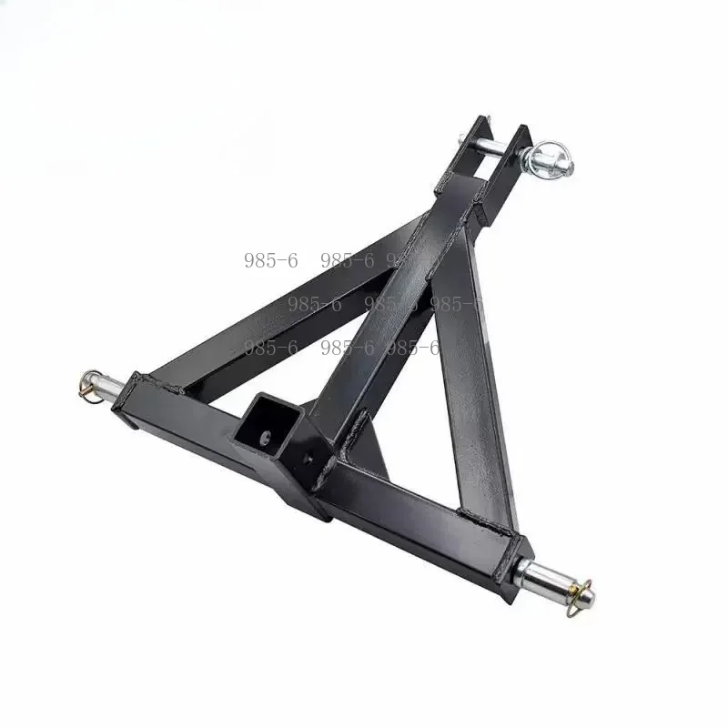 Three-point tractor trailer connector, square tube fitting designed for agricultural machinery trailers