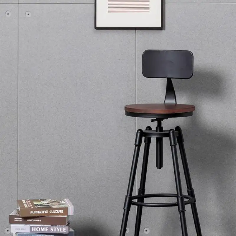 Уникальные серебряные поворотные барные стулья в итальянском стиле, минималистичные прочные барные стулья, дизайнерские регулируемые аксессуары для дома Sedie Da Pranzo