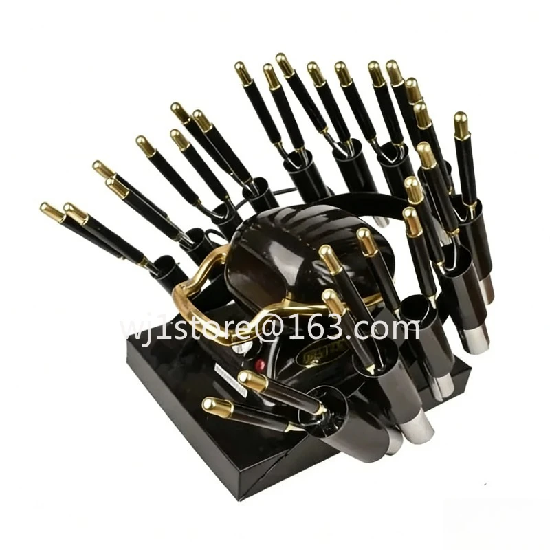 Magic automatic interchangeable beauty salon curling iron set 0.35-1.25 inch stove curling iron