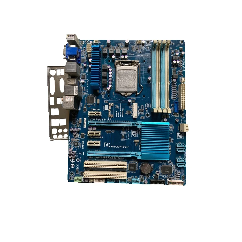 

Original Ga-z77-d3h 1155 Ddr3 32gb Atx Compatible With Z77 Overclocking Desktop Board Sata Iii Usb3.0