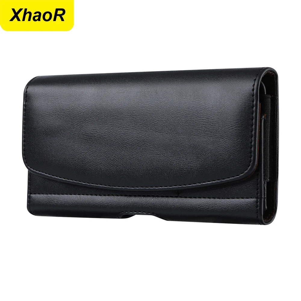 Uniwersalne skórzane etui na telefon z klipsem do paska dla iPhone 16 15 14 13 Pro Max Samsung S24 S23 Huawei Xiaomi Męska torba na talię