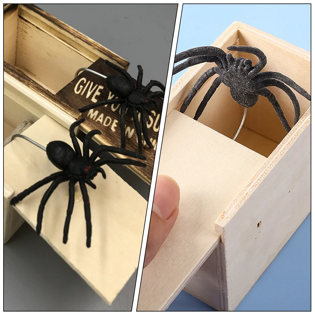 Spider Ornaments Halloween Scene Supplies Soft Rubber Realistic Spiders Toys Decor