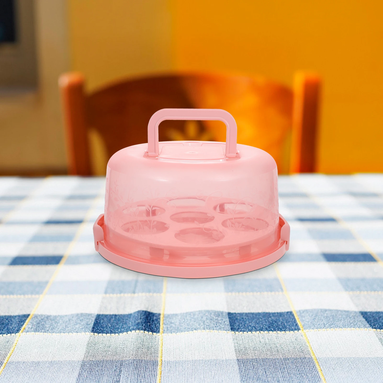 

Egg Tart Cupcake Packaging Box Boxes Container Cupcake-carriers Handle with Lid Handles Holder Biscuit