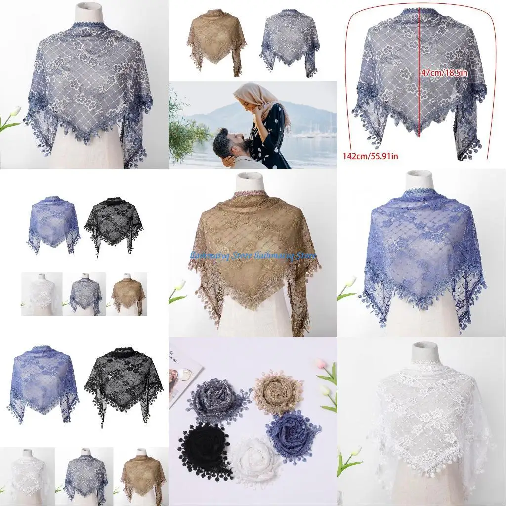 

573B Mantilla Veil Catholic Church Veil Lace Church Veil Headcovering Latin Mass