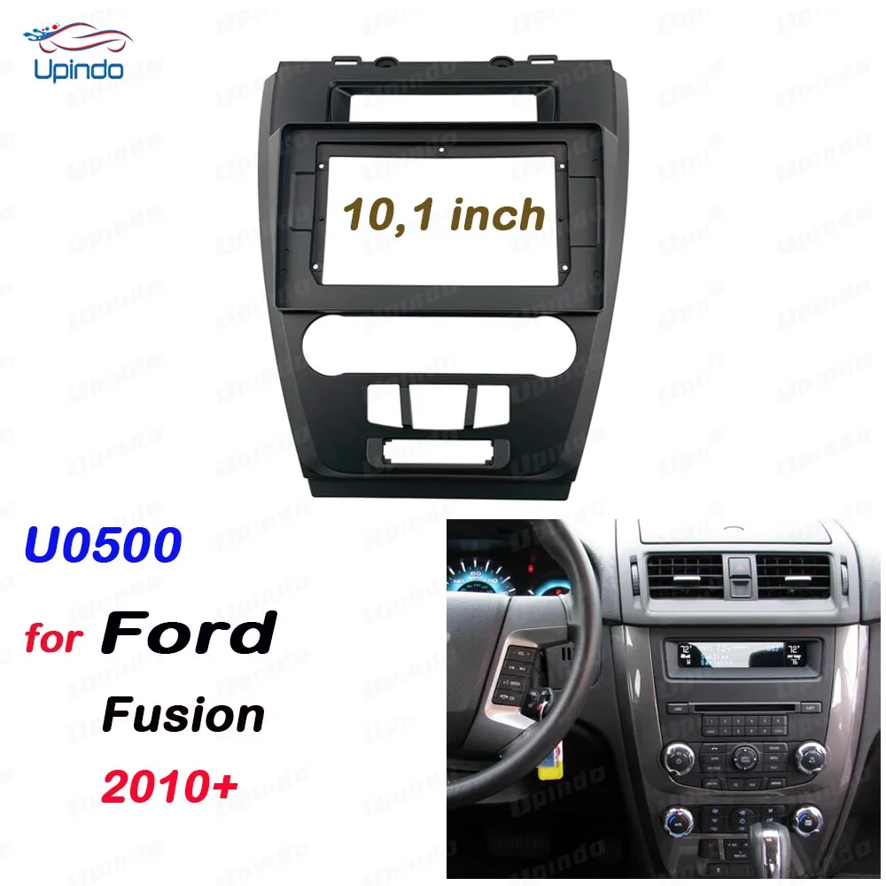

Car Accessories 2 DIN 10.1 Inch Car Radio DVD GPS MP5 Fascia Panel Frame for Ford Fusion 2010+ Dashboard Installation Trim Kit