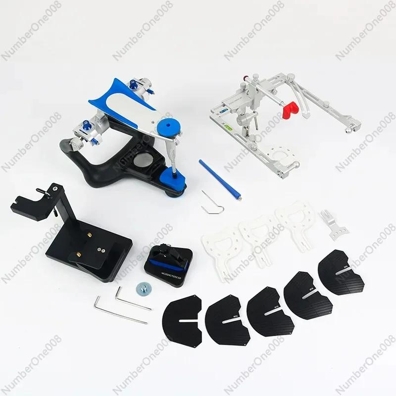 

Dental Fully Adjustable Articulator Set Anatomical Bite Frame Full Mouth Adjustable Articulator Lab Face Bow Dental Instrument