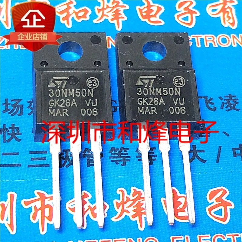 

Бесплатная доставка, 30NM50N STF30NM50N TO-220F 500V 27A 20 шт.