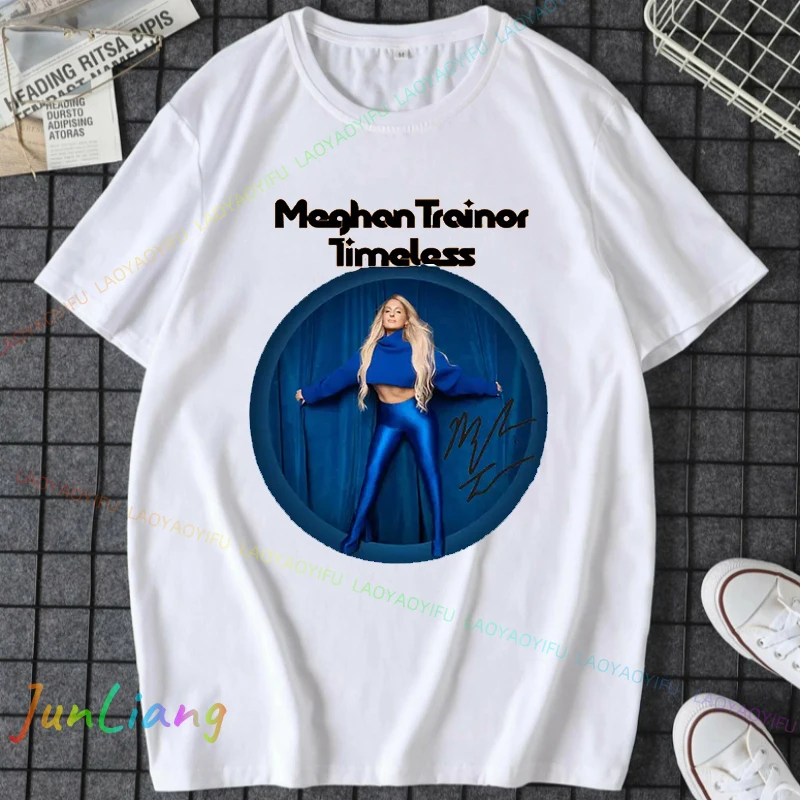 Meghan Music Trainor Shirt Men's Fashion Cool Fans Gift Y2k Clothes Hip Hop Vintage Mens Clothing Shirts Graphic Tee Harajuku