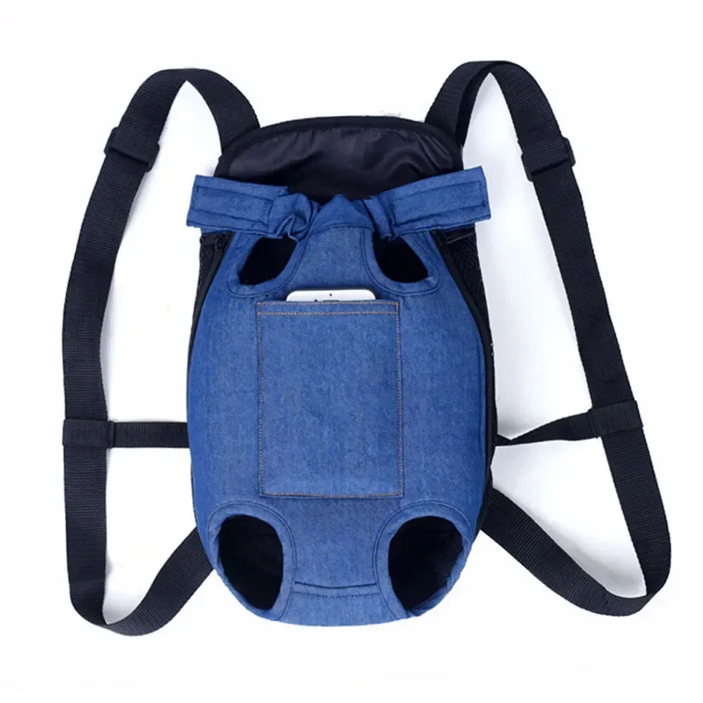 Pet Carrier Adjustable Dog Backpack Kangaroo Breathable Front Puppy Dog Carrier Bag Pet Carrying Travel Legs Out Carrier For Cat