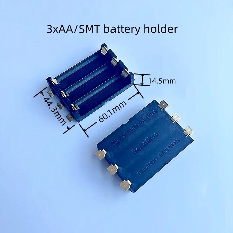 2 sztuki 1/2/3xAA zestaw baterii SMT uchwyt na baterie łatka pozłacana komora baterii w serii i podłączenie równoległe