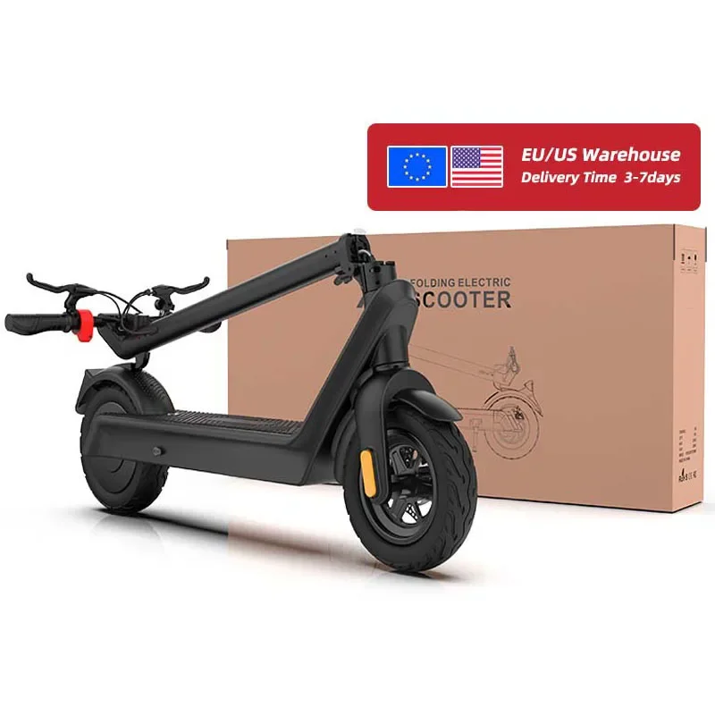 

Electric Scooter Adult 500W 48v Powerful Dual Motor Electric Scooter with 10-inch Tires Folded