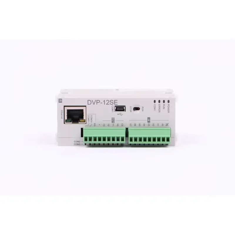 DVP12SE11T Ethernet PLC DVP-SE Series DC24V Transistor 12I/O Built-in RJ45 Modbus TCP Motion Control Unit