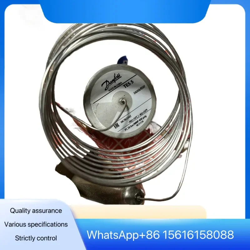 TES5 067B3342 Danfoss Expansion Valve with Temperature Sensing Bulb for Marine Air Conditioner Chiller Cold Storage