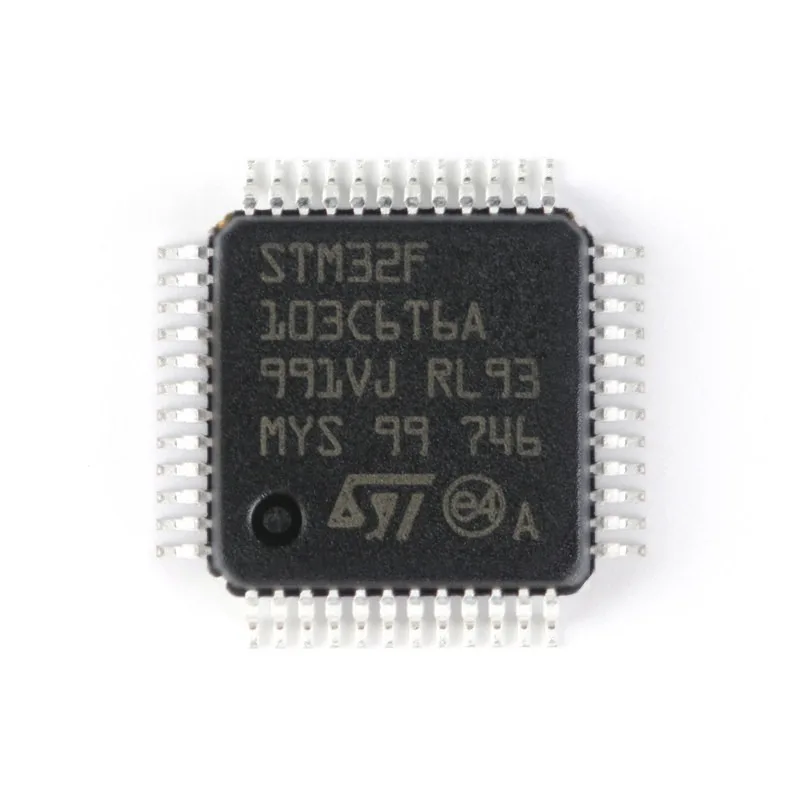 Original Genuine STM32F103C6T6A LQFP‑48 ARM Cortex‑M3 32‑Bit Microcontroller MCU
